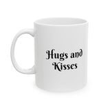 Hugs and Kisses Mug with cactus