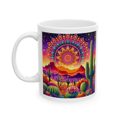 Arizona desert scene coffee mug - 11 oz