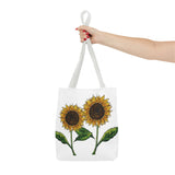 sunflowers tote with my own drawings