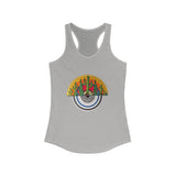 Copy of cactus doodle art tank top made with my own artwork