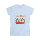 Free Hugs with cactus Women's Softstyle Tee