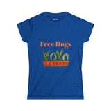 Free Hugs with cactus Women's Softstyle Tee