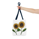 sunflowers tote with my own drawings