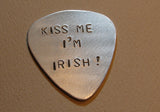 Guitar Pick Kiss Me I am Irish Saint Patricks Day Edition